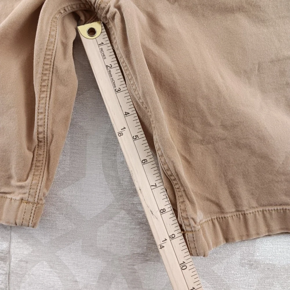Carhartt Relaxed Fit Mens Tan‎ Canvas Utility Work Shorts 42x11 Rugged Flex